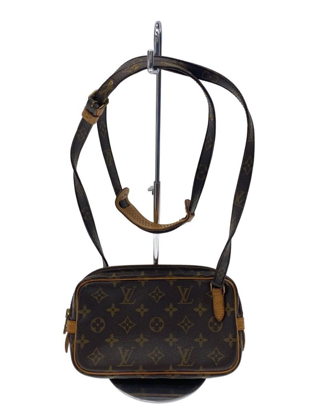 Louis Vuitton Pochette Marly Bandouliere Monogram Canvas Brown